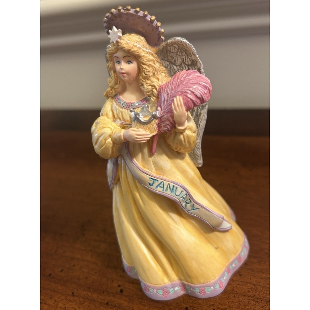 Novelino 1993 Angels Of The Month January Angel Of faith 5.5" H4